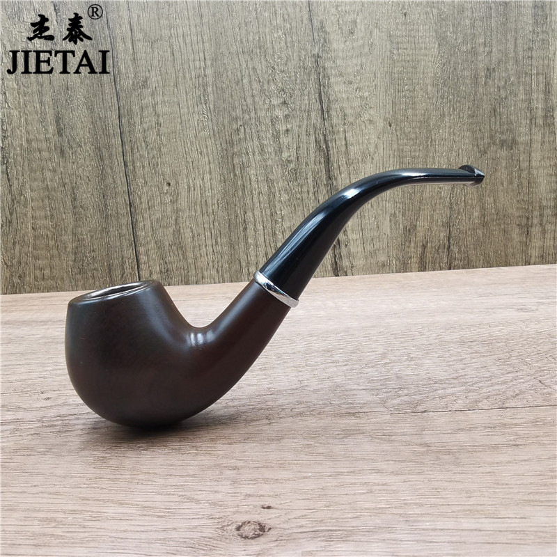 old-style detachable cleaning curved pipe circulating filter dry tobacco bag pot metal pipe pot men's gift