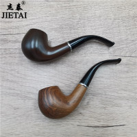 old-style detachable cleaning curved pipe circulating filter dry tobacco bag pot metal pipe pot men's gift