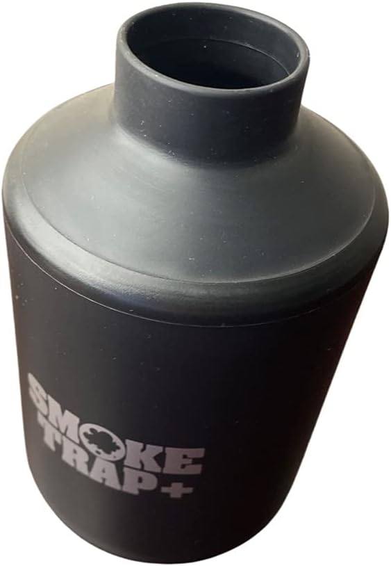 Smoke Trap + | Personal Air Filter (Sploof) - Smoke Filter With Long Lasting 500+ Uses with Easy Exhale - (Black)