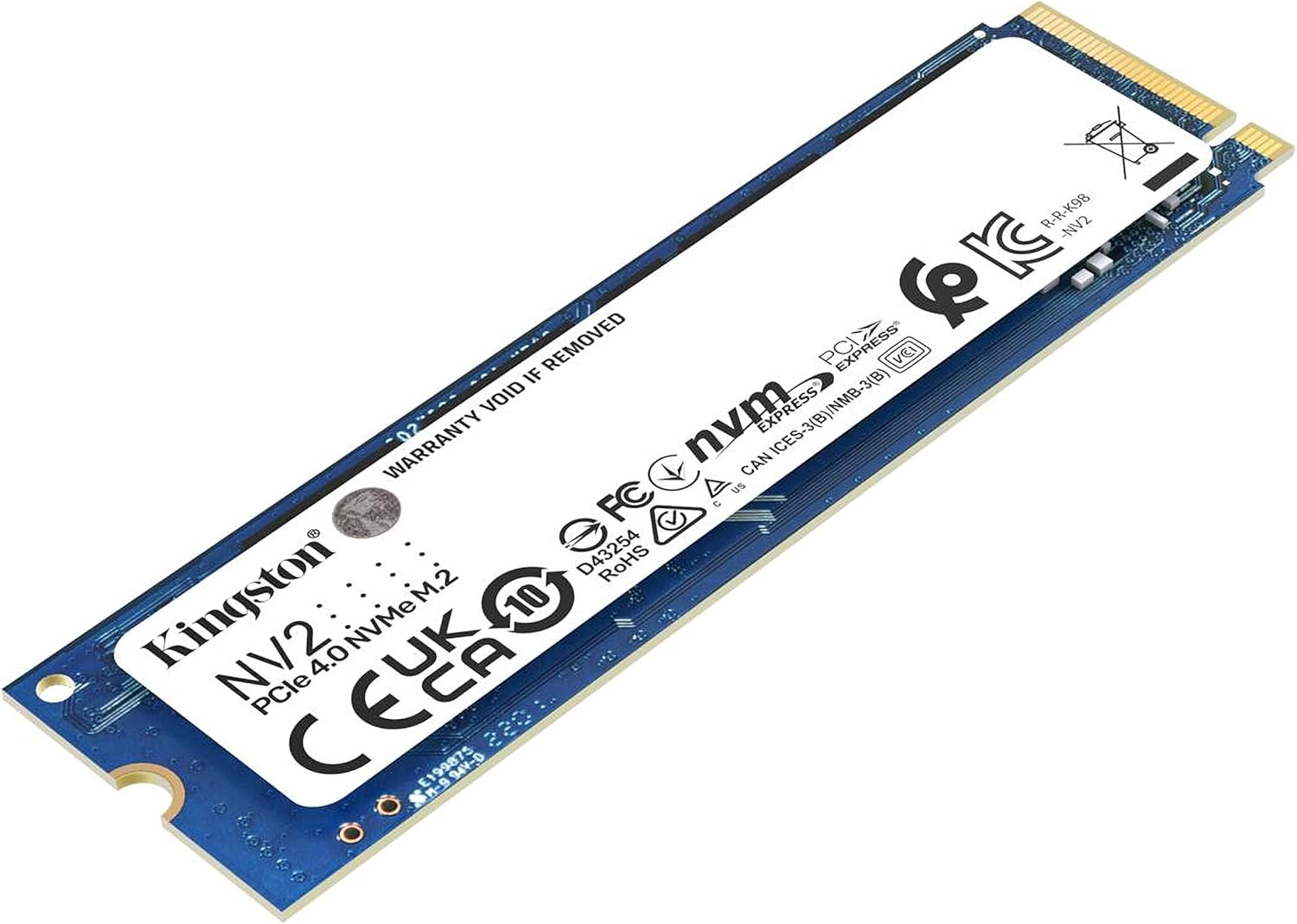 Kingston NV2 2TB M.2 2280 NVMe Internal SSD | PCIe 4.0 Gen 4x4 | Up to 3500 MB/s | SNV2S/2000G Fast 2TB