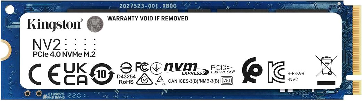 Kingston NV2 2TB M.2 2280 NVMe Internal SSD | PCIe 4.0 Gen 4x4 | Up to 3500 MB/s | SNV2S/2000G Fast 2TB