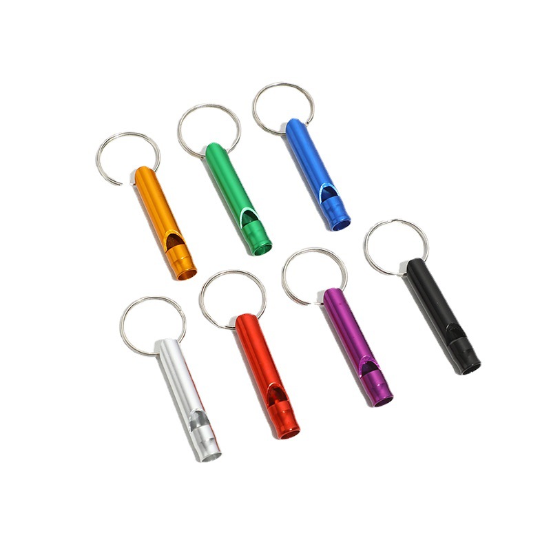 wholesale fire aluminum alloy whistle small whistle metal whistle aluminum alloy survival training whistle factory