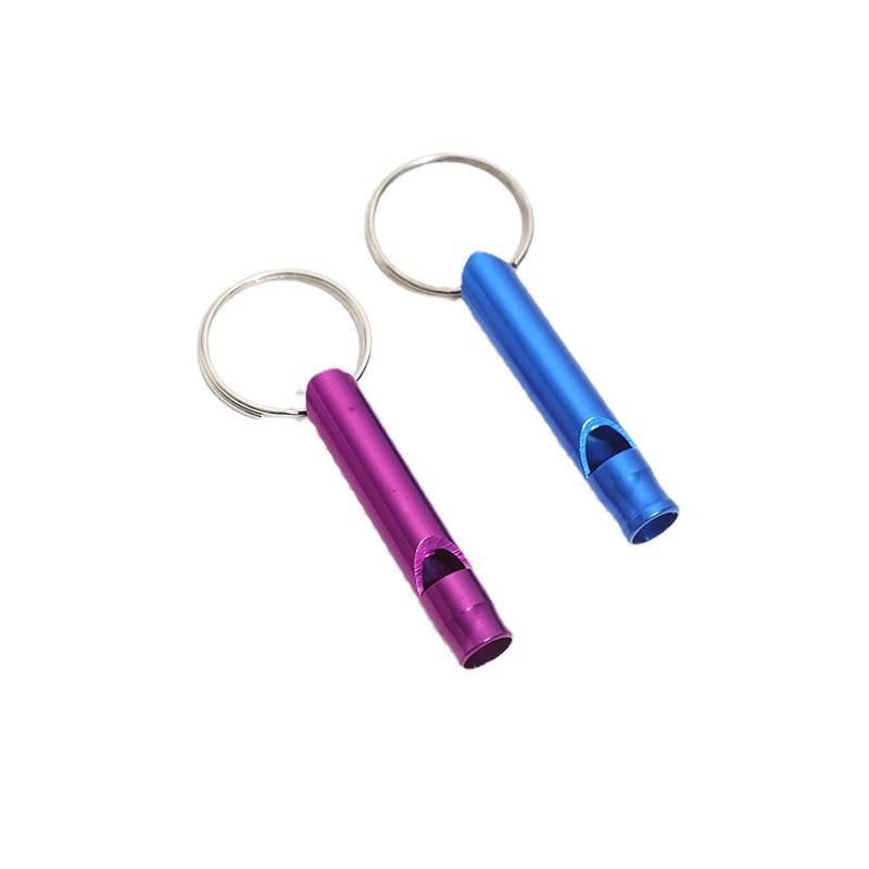 wholesale fire aluminum alloy whistle small whistle metal whistle aluminum alloy survival training whistle factory