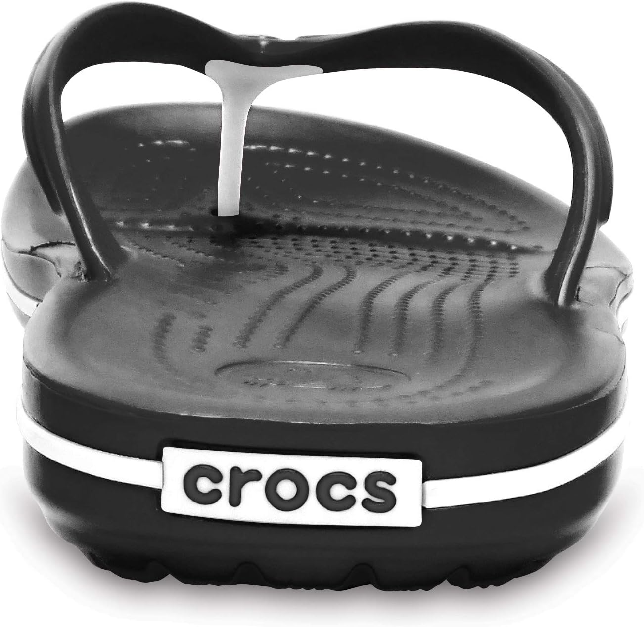 Crocs Unisex Adult Crocband Flip Flop Sandal 12 Women/10 Men Black