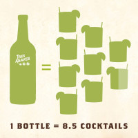 Tres Agaves Margarita Mix, 33.8 Fl Oz Bottle