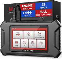 MUCAR OBD2 Scanner CS90 Scan Tool, Car Diagnostic Scanner, Check Engine Code Reader with 28 Reset IMMO/Oil/EPB/SAS/SRS/TPMS/BMS/SUS/Injector/ABS Bleed/Throttle Body, Battery Test, Free Upgrade Black