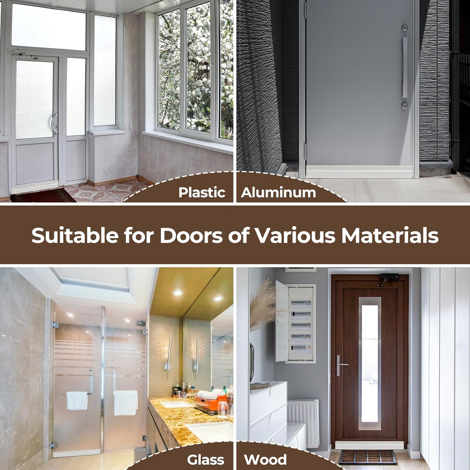 Door Draft Stopper Weather Stripping: Ohuhu 39