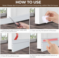 Door Draft Stopper Weather Stripping: Ohuhu 39