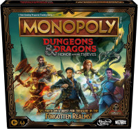 Hasbro Gaming Monopoly Dungeons & Dragons: Honor Among Thieves Game, Inspired by The D&D Movie, Monopoly D&D Board Game for 2-5 Players, Ages 8 and Up