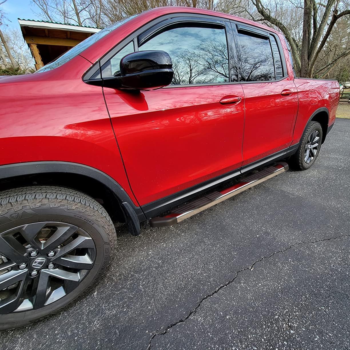 6.5 Inch Running Boards Compatible with 2017-2025 Honda Ridgeline. Ridgeline Running Boards/Ridgeline Running Boards/Ridgeline Step Bars/Ridgeline Side Steps Made with Stainless Steel.