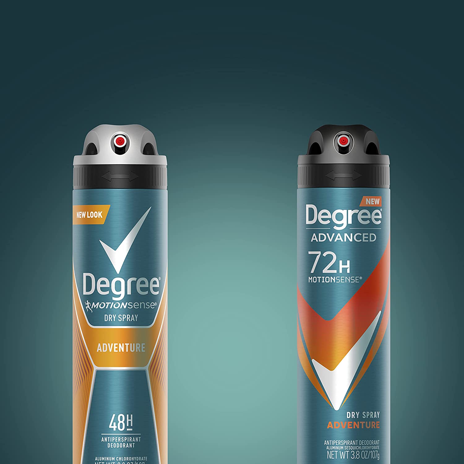 Degree Men Advanced Antiperspirant Deodorant Dry Spray Adventure 72-Hour Sweat and Odor Protection Deodorant For Men With MotionSense Technology 3.8 oz