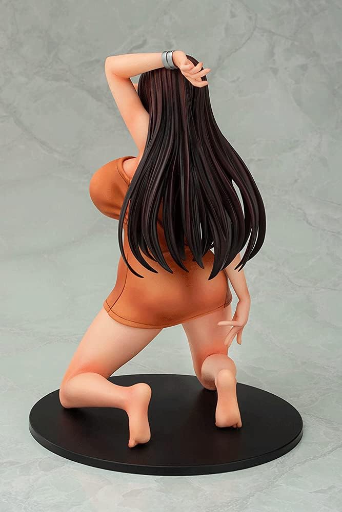 Big Breasts Beautiful Girl Series 1/6 Scale Oni No Yu Hiiragi-chan (22cm/8.6in) Clothes Can Be Taken Off Adult Anime Action Figure Anime Figure/Doll/Statue/Model PVC Collection/Decoratio