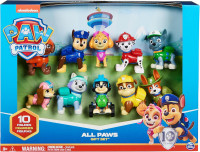 Paw Patrol, 10th Anniversary, All Paws On Deck Toy Figures Gift Pack with 10 Collectible Action Figures, Kids Toys for Ages 3 and up Toy Figures Gift Pack (10 Characters)