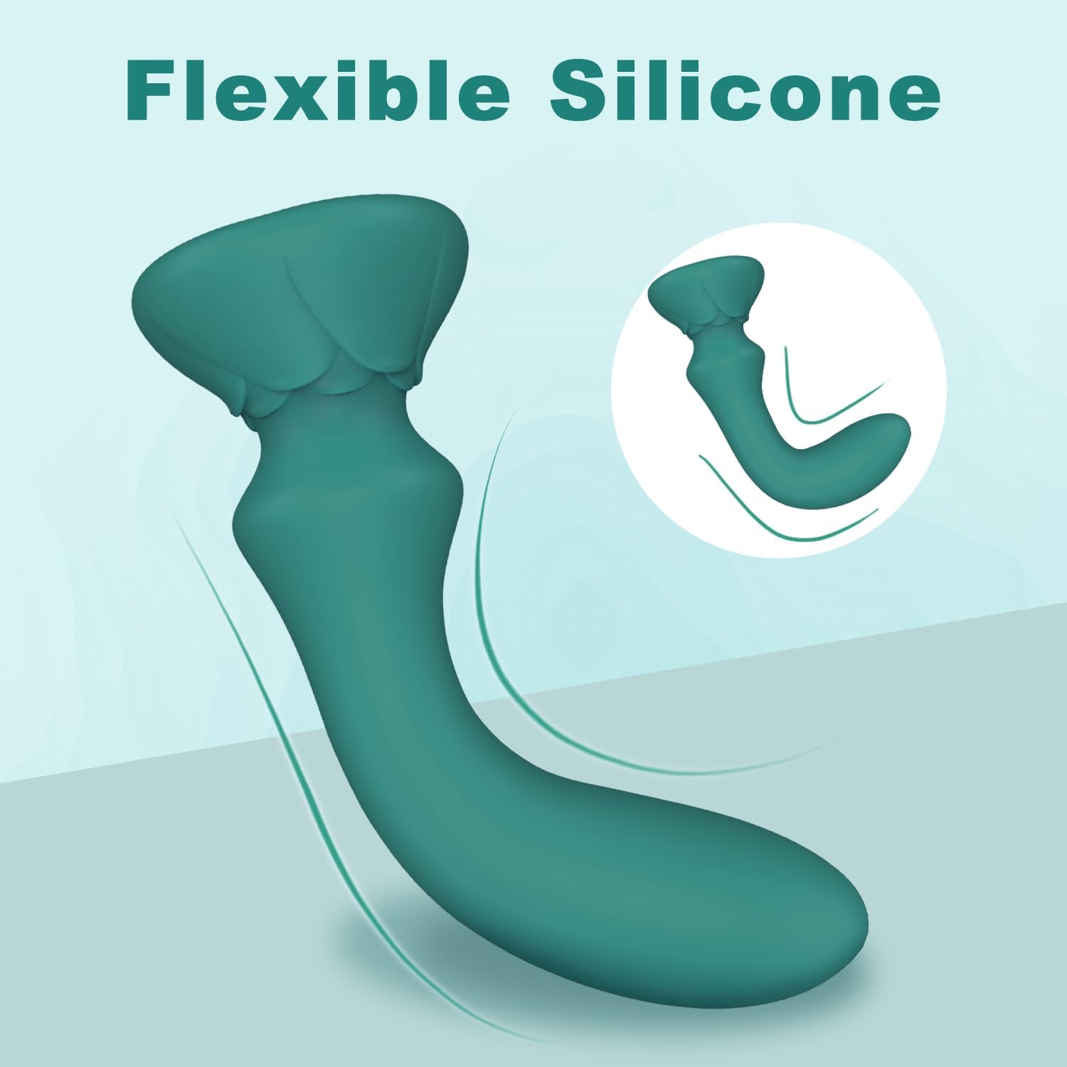 G Spot Vibrator with 10 Vibration Modes, Vibrating Dildo for Vagina and Anal Stimulation, Rose Vibrator Toy Sex Stimulator for Women, Adult Sex Toys for Solo Play or Couples
