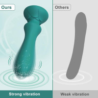 G Spot Vibrator with 10 Vibration Modes, Vibrating Dildo for Vagina and Anal Stimulation, Rose Vibrator Toy Sex Stimulator for Women, Adult Sex Toys for Solo Play or Couples