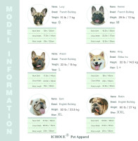 iChoue French Bulldog Frenchie Clothes Hoodies for Dogs Pug English Boston Terrier Bully Pitbull Corgi Sweatshirt Sweater Clothing - Black/XLarge Classic Hoodie Black X-Large ( 45 - 55 lbs )