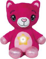 Ontel Star Belly Dream Lites, Stuffed Animal Night Light, 3 years and up, Pretty Pink Kitty - Projects Glowing Stars & Shapes in 6 Gentle Colors, As Seen on TV
