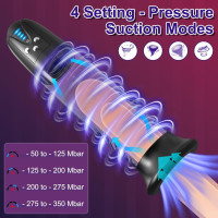 Electric Penis Enlarger Vacuum Pump - Adult Toys Male Masturbator Penis Enlargement Extend Pumps Air Pressure Device Stimulator with 4 Suction Modes, Adult Sex Toys & Games Pumps & Enlargers for Men