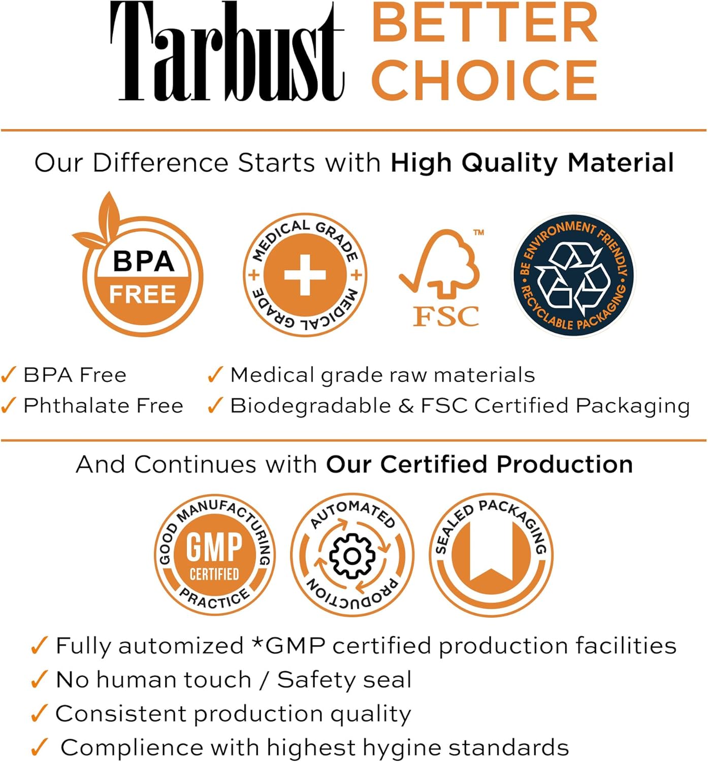 Tarbust 144 Cigarette Filters That Remove Tar and Chemicals, Reusable Filter Tips, Tar Blockers, Smart Filters for Cigarettes Tips, Regular & King Size