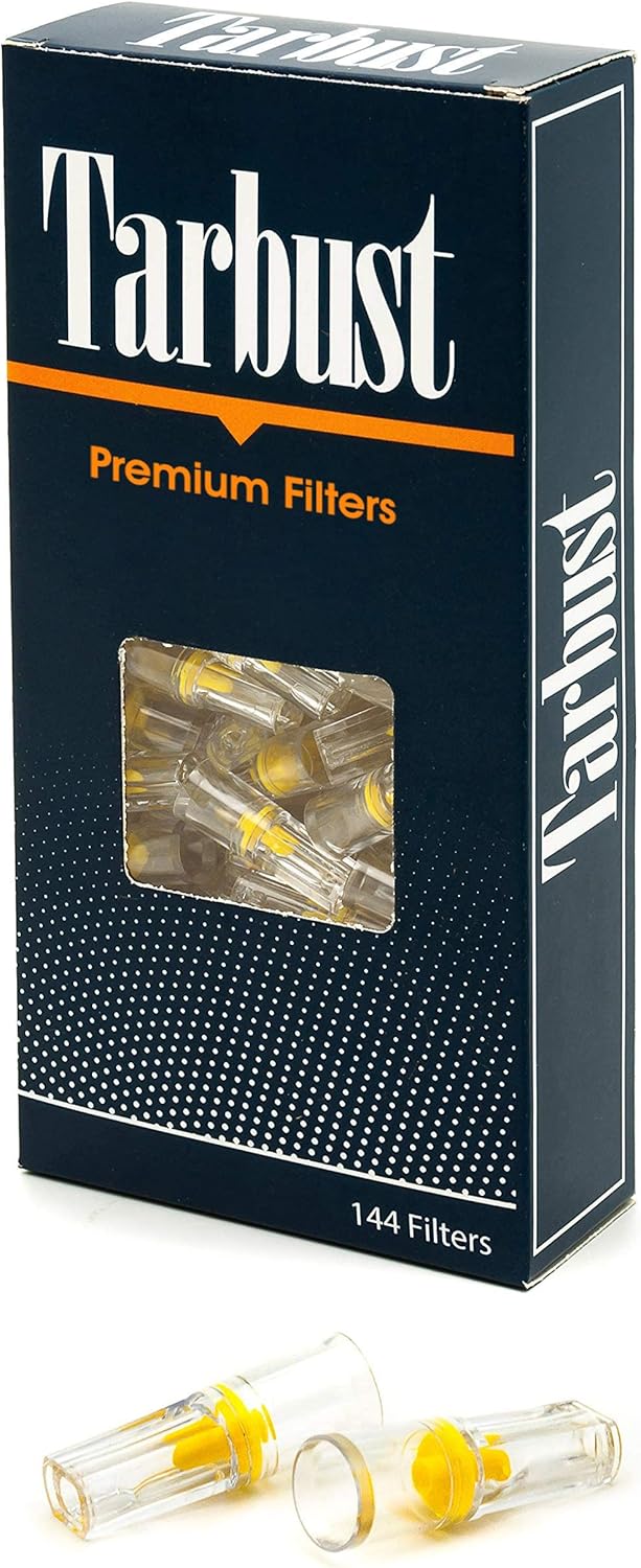 144 Cigarette Filters That Remove Tar and Chemicals, Reusable Filter Tips, Tar Blockers, Smart Filters for Cigarettes Tips, Regular & King Size