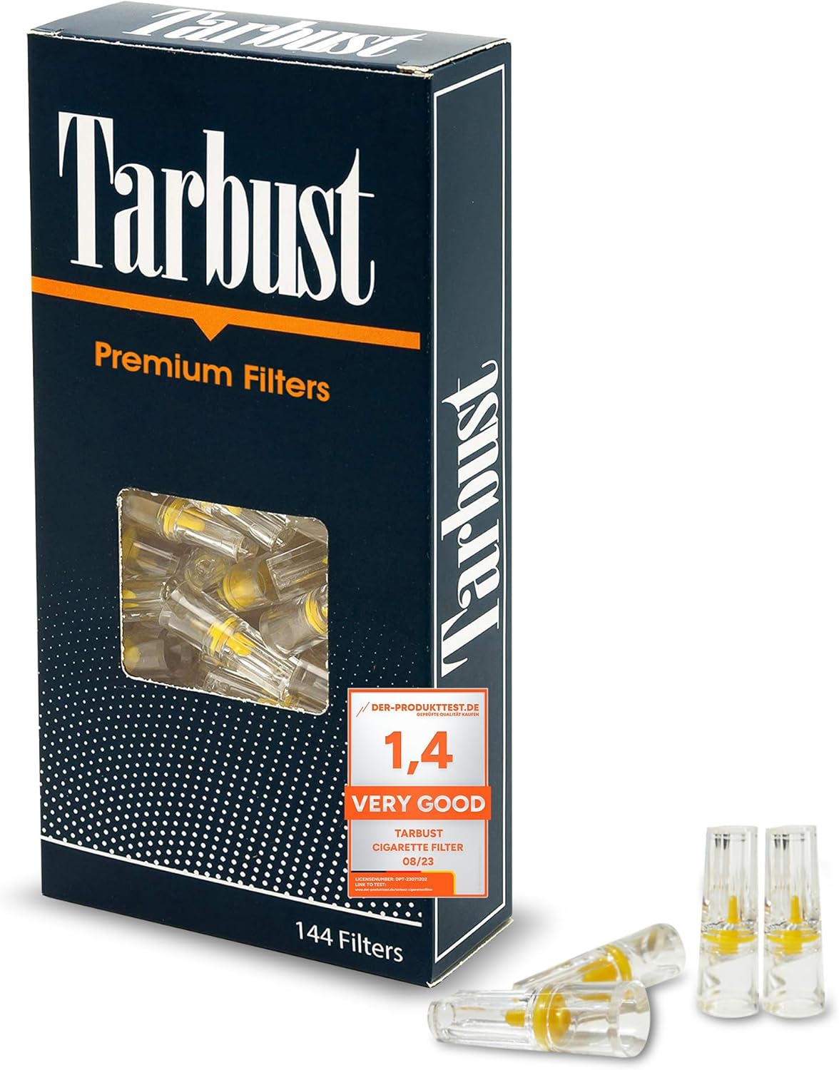 144 Cigarette Filters That Remove Tar and Chemicals, Reusable Filter Tips, Tar Blockers, Smart Filters for Cigarettes Tips, Regular & King Size