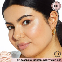 Revolution, Reloaded Pressed Powder Highlighter, Intensely Pigmented for a High Impact Dewy Finish, Dare to Divulge, 0.22 Oz Dare to Divulge 0.22 Ounce (Pack of 1)