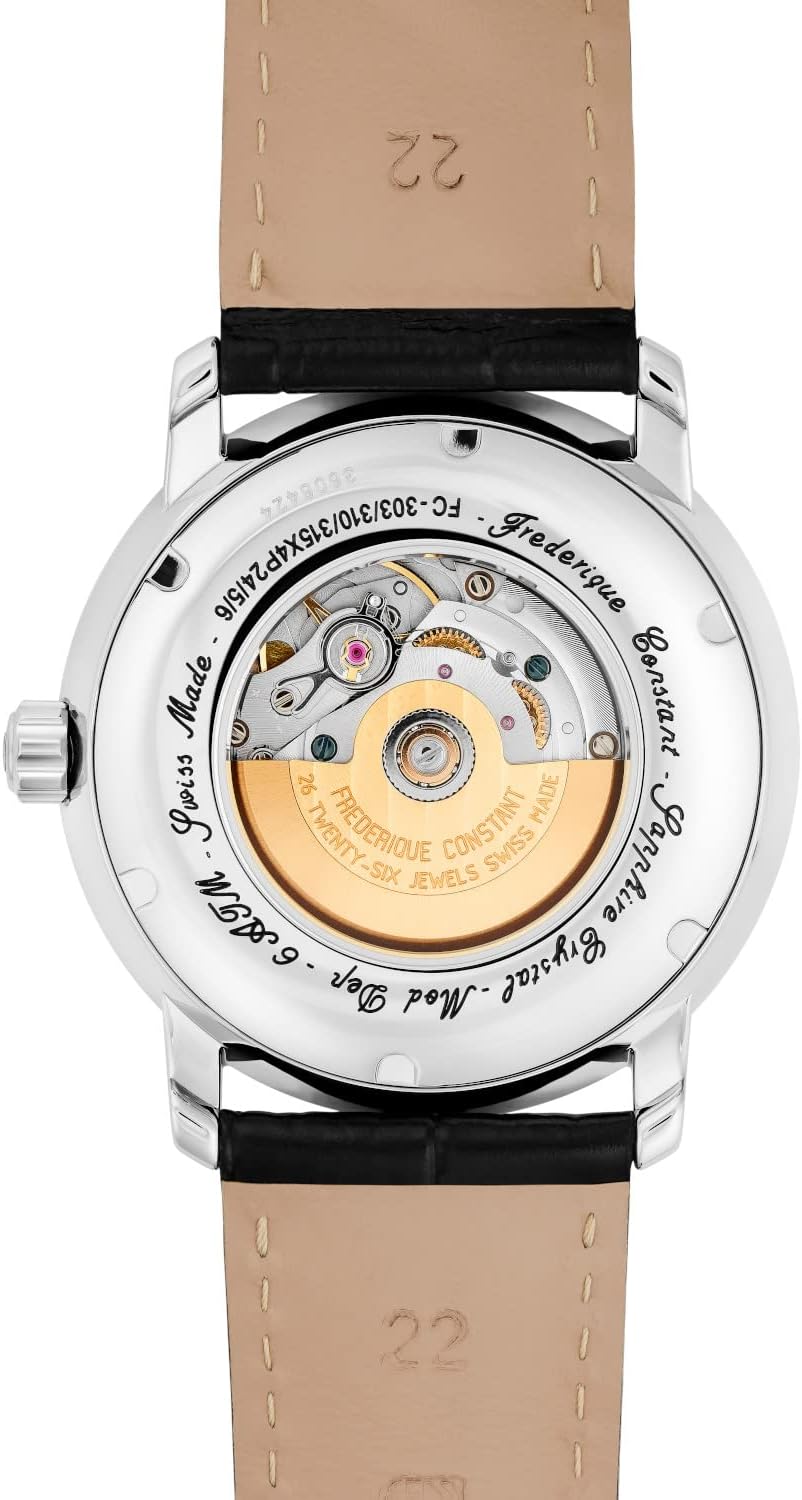 Frederique Constant Men's FC-303MC4P6 Classics Analog Display Automatic Self Wind Black Watch