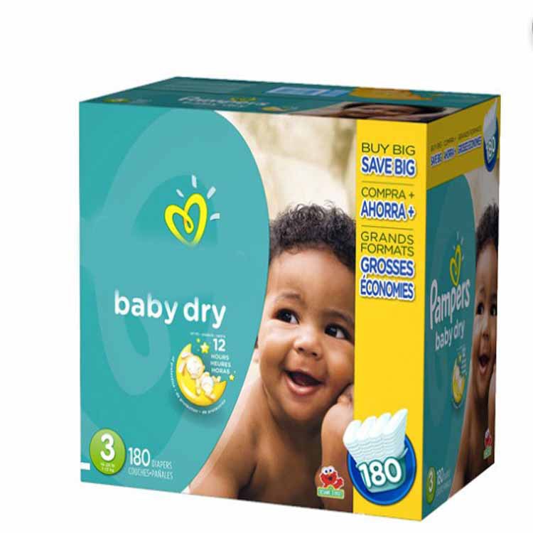 diaper color box Dongguan