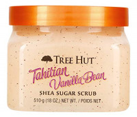 Tree Hut Sugar Body Scrub 18 Ounce Tahitian Vanilla Bean (Pack of 3) : Beauty