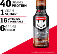 Muscle Milk Pro Series Protein Shake, Slammin' Strawberry, 40g Protein, 14 Fl Oz, 12 Pack Protein Drink Strawberry 14 Fl Oz (Pack of 12)