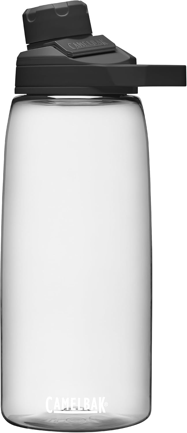 CamelBak Chute Mag BPA Free Water Bottle with Tritan Renew - Magnetic Cap 32 Ounces Clear