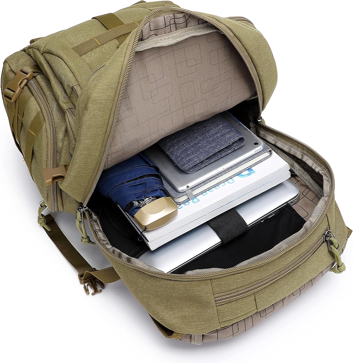 Wotony military tactical backpack Camping nylon military MOLLE backpack 3day assault bag 40L large practical backpack