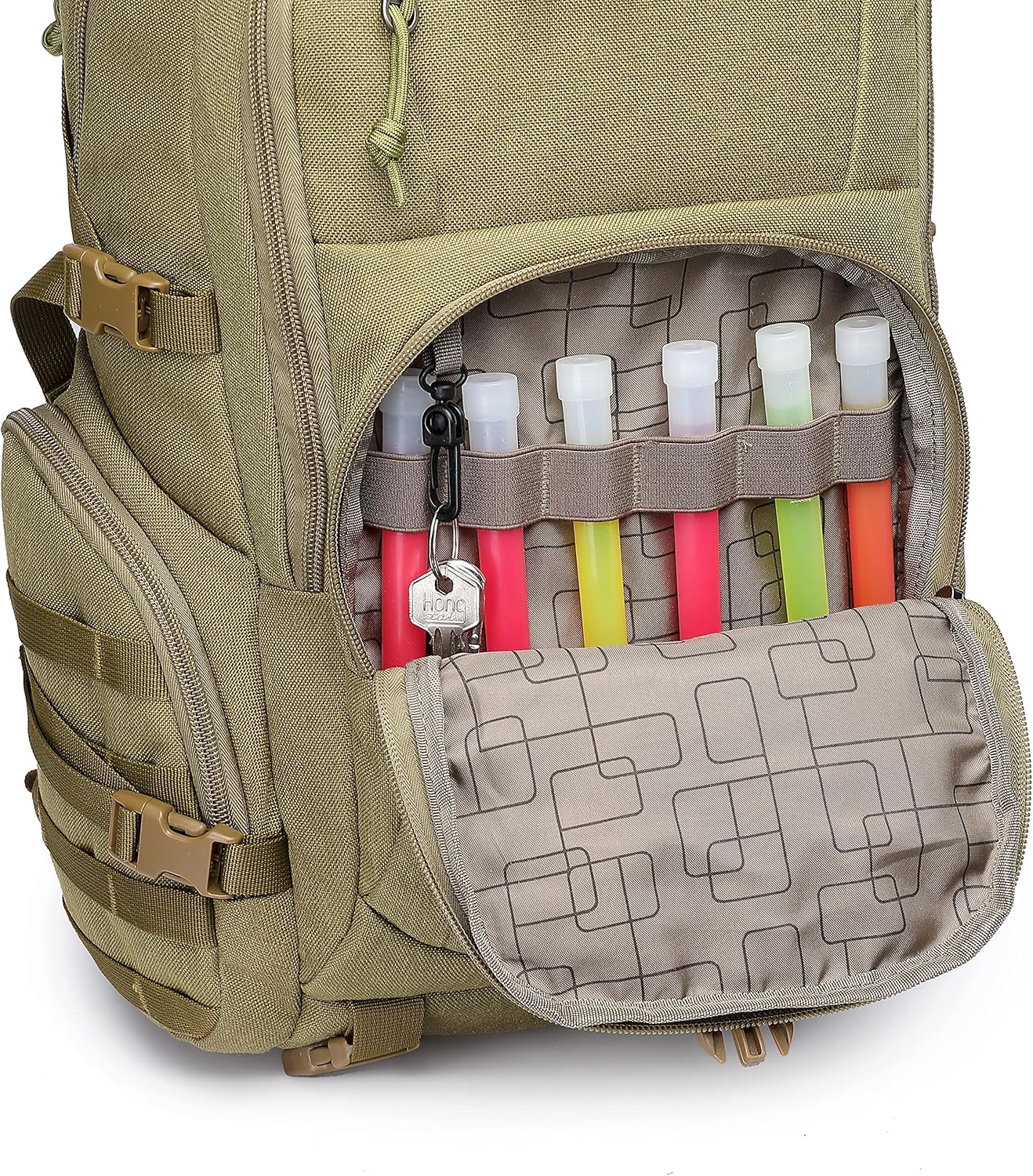 Wotony military tactical backpack Camping nylon military MOLLE backpack 3day assault bag 40L large practical backpack