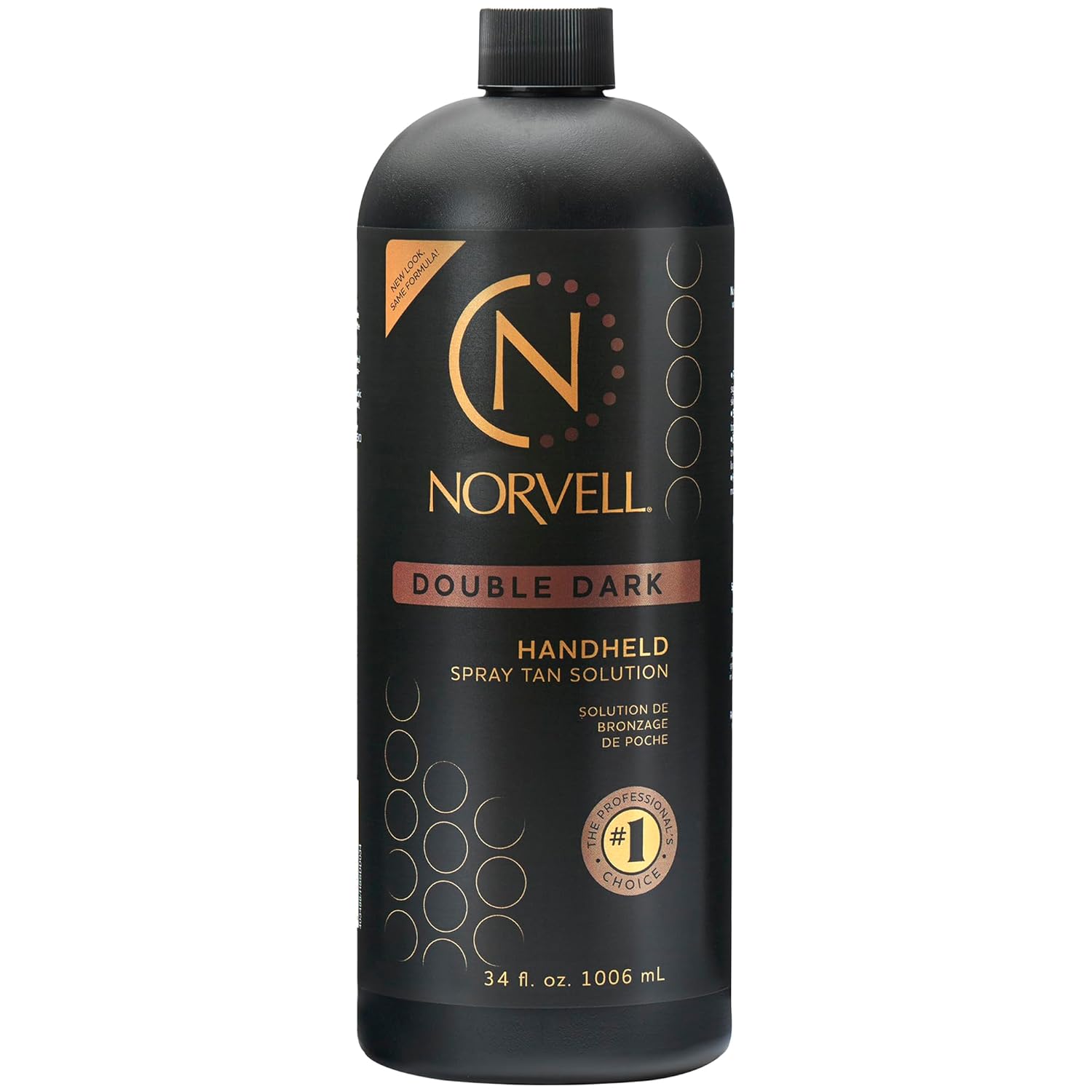 Norvell Premium Sunless Tanning Solution - Double Dark, 34 fl.oz. 34 Fl Oz (Pack of 1)