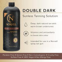Norvell Premium Sunless Tanning Solution - Double Dark, 34 fl.oz. 34 Fl Oz (Pack of 1)