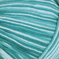 Knit Picks Dishie Worsted Weight Green 100% Cotton Yarn - 100 g (Aquarium)