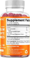 Vitamatic Magnesium Gummies 600mg per Serving – 60 Vegan Count for Relaxation, Muscle, Bone, and Energy Support