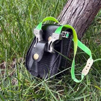 RCZZSUWE Slingshot, Hunting Sling Shot Set for Adults, Professional Stainless Steel Tactical Slingshots, High Velocity Catapult with Ammo Balls, Rubber Bands, Ammo Pouch, Target 01Black