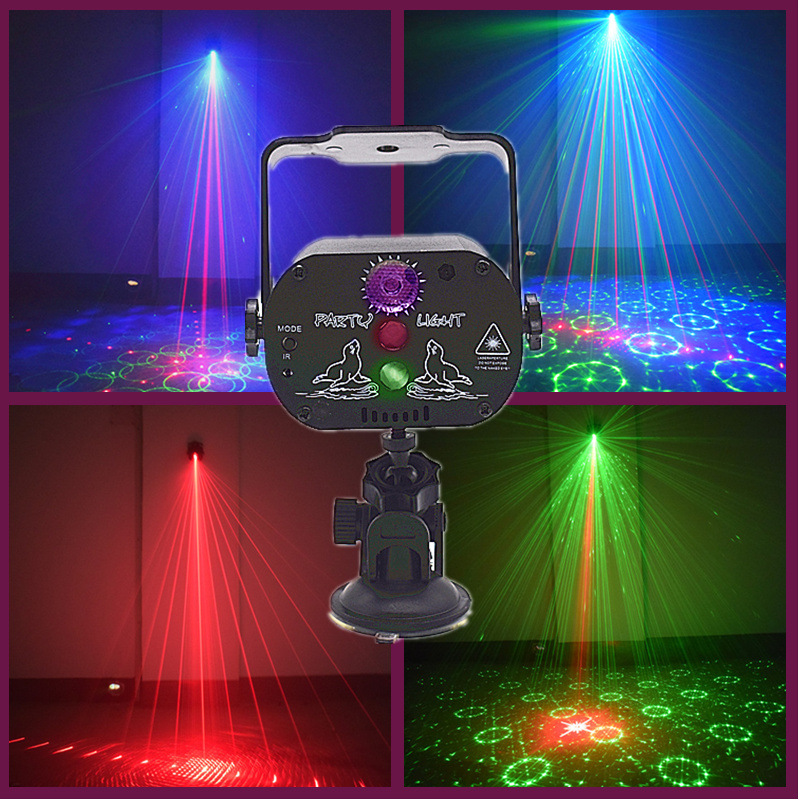 new 60 pattern mini laser birthday party decoration Bounce KTV bar star sky projection light atmosphere surrounding light