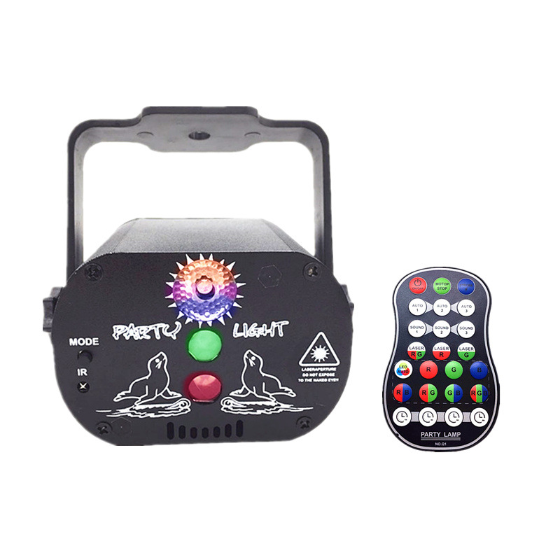 new 60 pattern mini laser birthday party decoration Bounce KTV bar star sky projection light atmosphere surrounding light