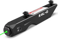 Votatu K4L-G Green Laser Sight Compatible with Keymod Rail, Ultra Low-Profile Tactical Rifle Keymod Laser Beam with Strobe Function Magnetic Rechargeable