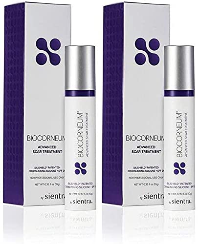 BioCorneum Advanced Silicone Scar Gel (10g) with SPF 30 - Effective Treatment for Surgical and Cosmetic, C-Sections, Burns, Trauma, Keloid and Hypertrophic Scars (2 pack)
