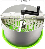 Bud Leaf Trimmer Machine Upgraded Model X 16-inch Hydroponic Bowl Trim for Cut Plant and Flower