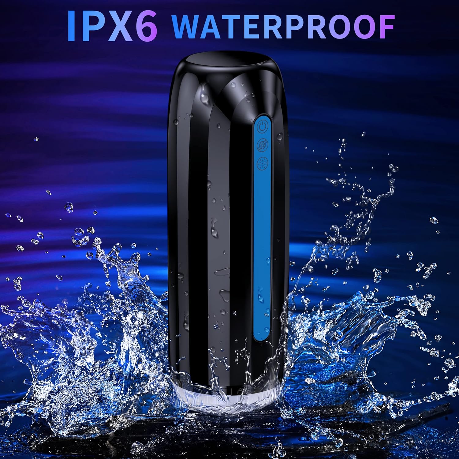 Automatic Male Masturbator,Male Sex Toys with 7 Thrusting & Vibration Modes Electric Pocket Pussy,Hands Free Male Stroker Masturbators Cup for Penis Stimulation,Blowjob Adult Sex Toy for Men Black