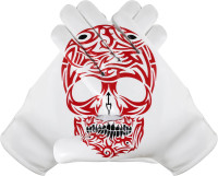 Youth Football Gloves American Wide Receiver Football Gloves for Adult Men Women & Boys with Super Sticky Silicone Grip Palms Ultimate Performance Booster White Adult X-Large