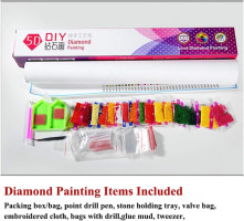 QYQY DIY 5D Adult Sex Skull Couple Full Diamond Painting Cross Stitch Kits Art Artist 3D Paint by Diamonds(11.8x15.8inch)