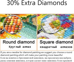 QYQY DIY 5D Adult Sex Skull Couple Full Diamond Painting Cross Stitch Kits Art Artist 3D Paint by Diamonds(11.8x15.8inch)
