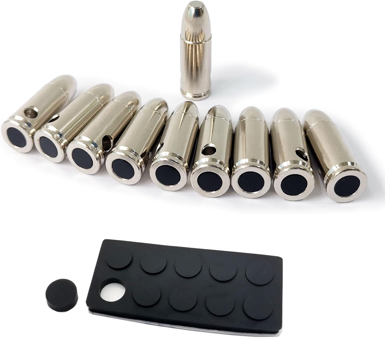 Training Snap Caps for Dry Fire Training Dummy Rounds Practice Safe Loading Firing 9mm-10pcs