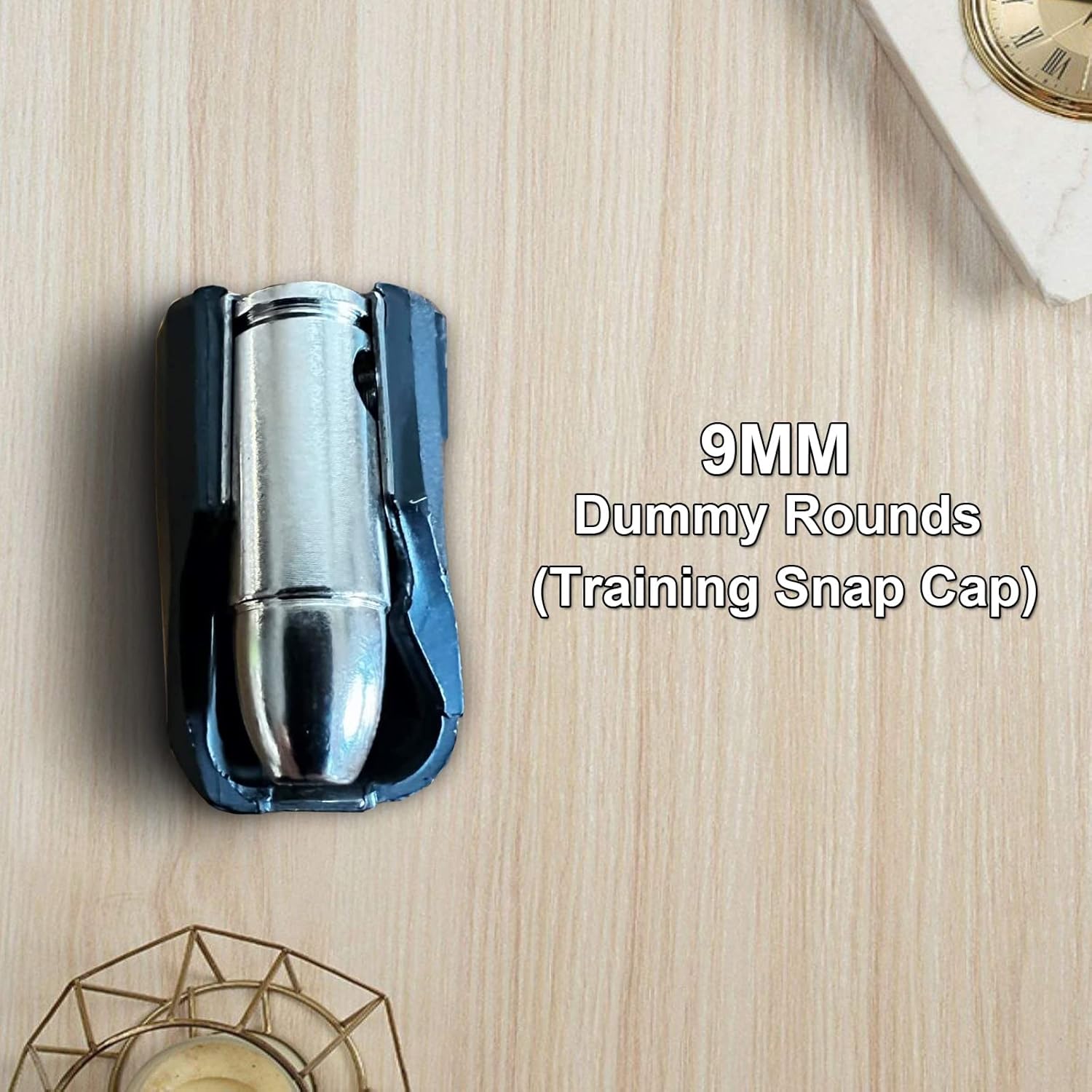 Training Snap Caps for Dry Fire Training Dummy Rounds Practice Safe Loading Firing 9mm-10pcs