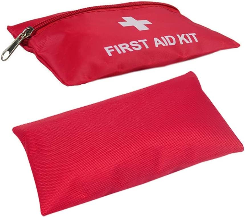 AOUTACC 12 Pack First Aid Empty Bag, Travel Empty First Aid Kit Pouch for Emergency at Home, Office, Car, Outdoors, Boat, Camping, Hiking(Bag Only) 7.9x5.5 Inch (Pack of 12) 12.0